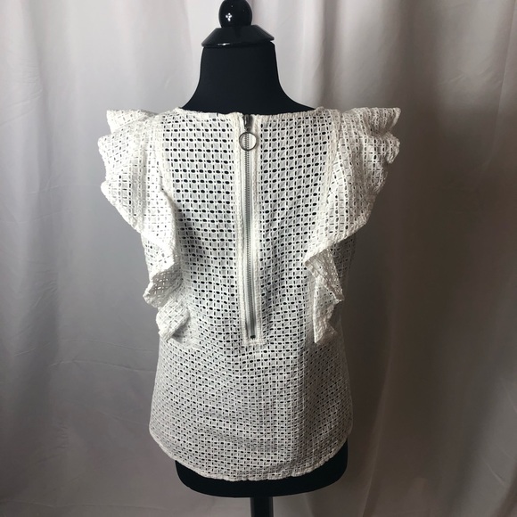 Joe’s Collection white zippered top! - Picture 3 of 4